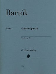 Etudes, Op. 18 piano sheet music cover